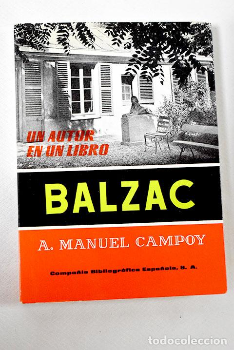 Libros: Balzac, estudio y antolog&iacute;a.- Campoy, A. Manuel - Foto 1