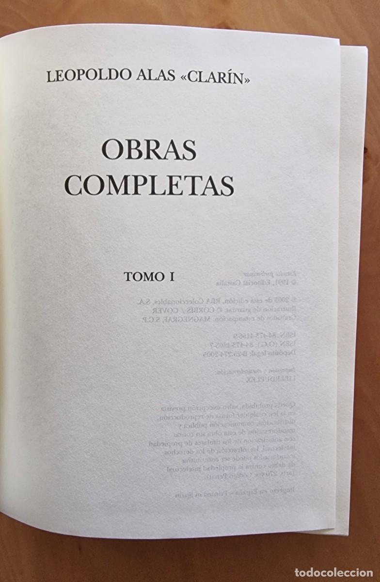 Libros: Clar&iacute;n, obras completas, Aguilar - Foto 3