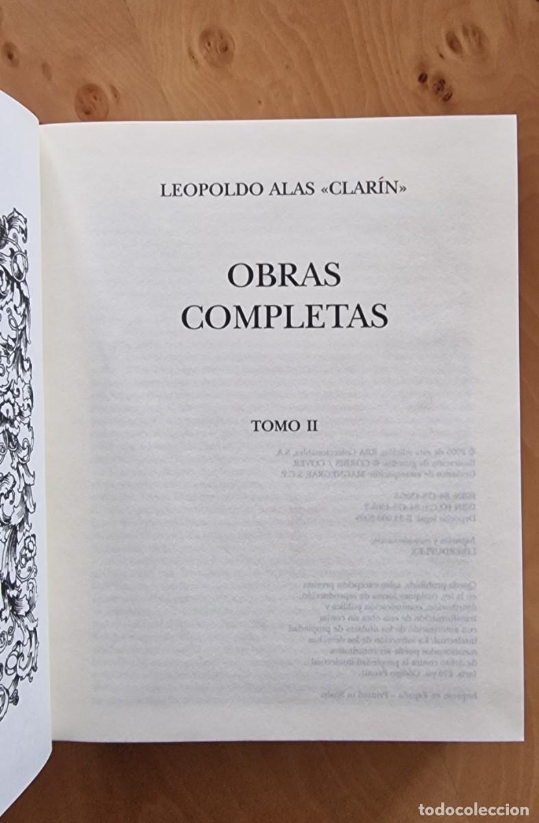 Libros: Clar&iacute;n, obras completas, Aguilar - Foto 4