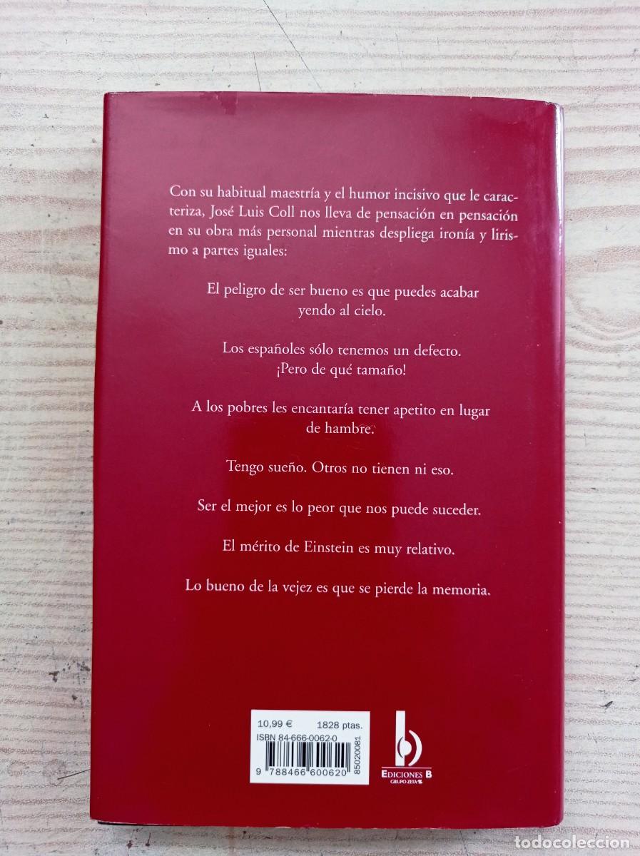 Libros: Pensaciones - Jose Luis Coll - 2001 - Ediciones B - Foto 5