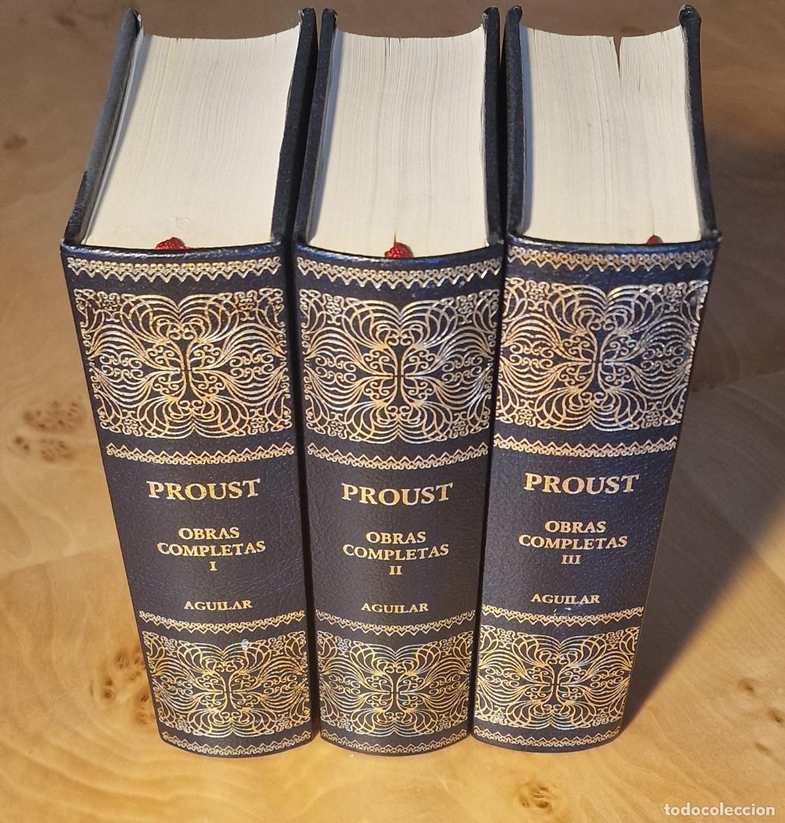 Libros: Proust, Marcel, Obras completas, Aguilar, 3 vol&uacute;menes - Foto 1