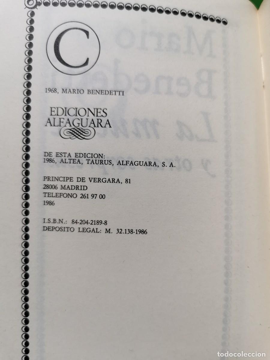Libros: BENEDETTI (MARIO).&ndash; LA MUERTE Y OTRAS SORPRESAS. EDICIONES ALFAGUARA - Foto 3