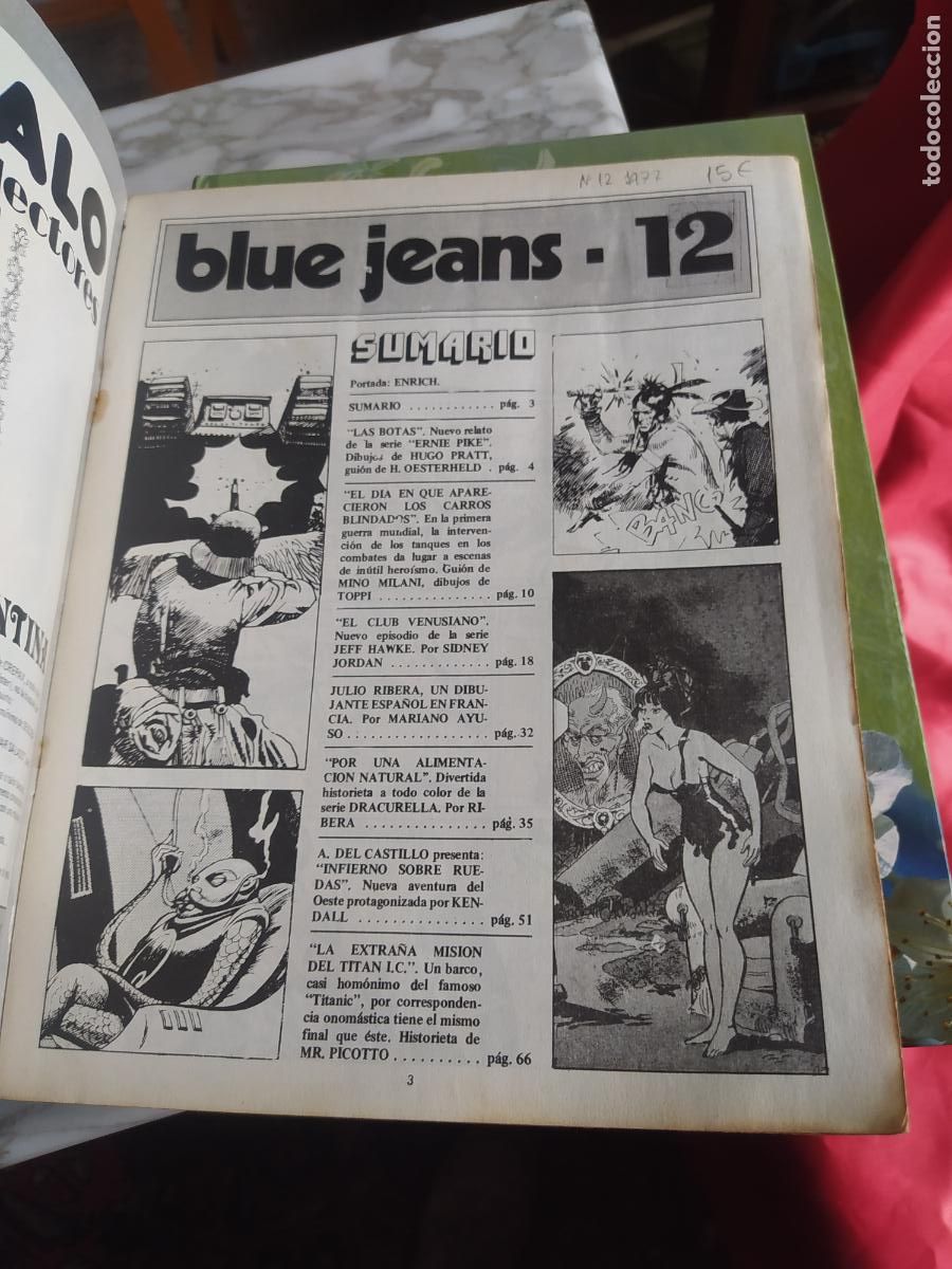 Libros: Blue jeans. N&ordm; 12. 1977. CO.1180 - Foto 3