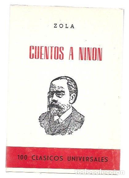 Libros: CUENTOS A NINON - ZOLA, EMILE - Foto 1