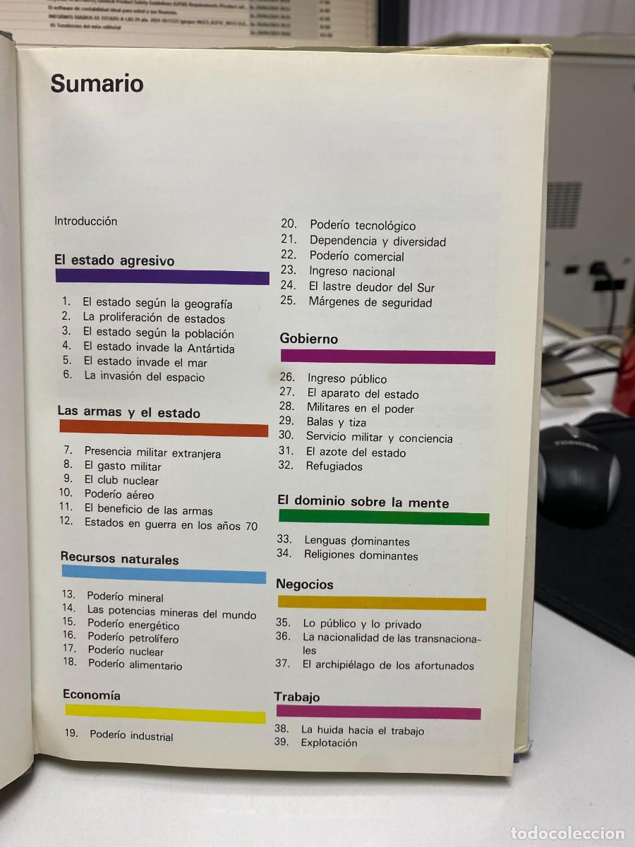 Libros: Atlas del estado del mundo - Michael Kidron - Ediciones del Serbal, 1982 - Foto 2