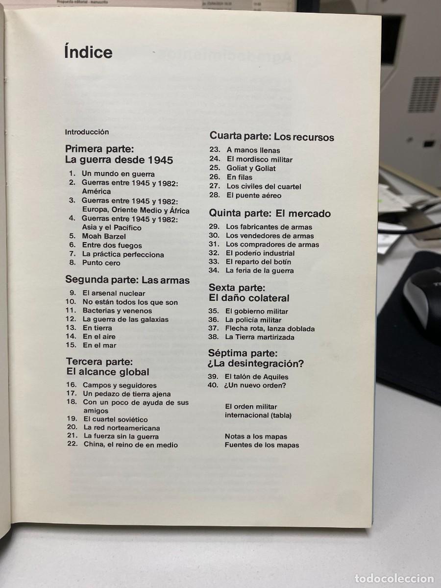 Libros: Atlas del la guerra - Michael Kidron - Ediciones del Serbal, 1984 - Foto 2