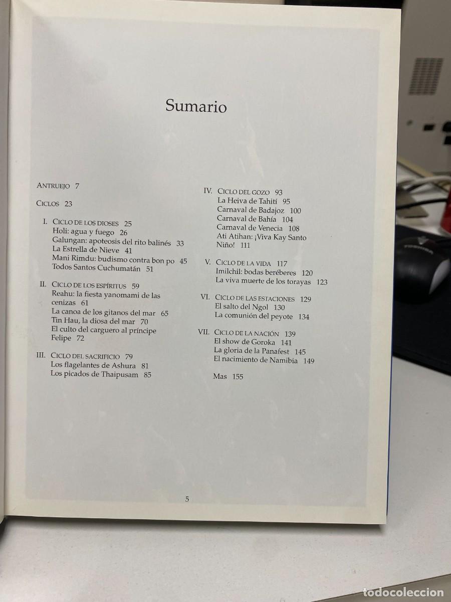Libros: Fiestas del mundo - Luis Pancorbo - Ediciones del Serbal, 1996 - Foto 2