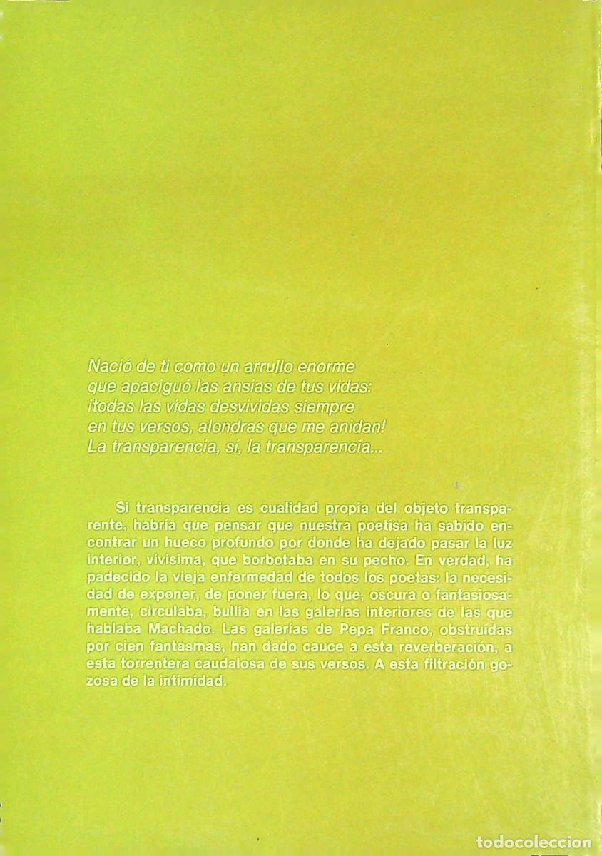 Libros: TRANSPARENCIAS - JOSEFA FRANCO C&Aacute;RDENES - 2008 - CANARIAS - Foto 4