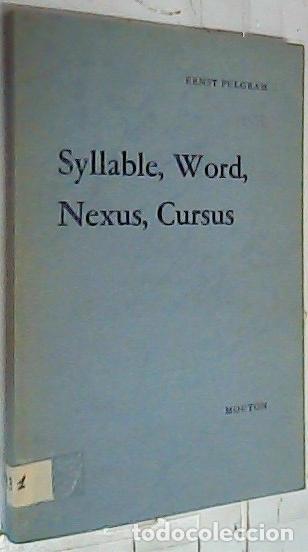 Libros: Syllable, Word, Nexus, Cursus - Pullgram, Ernst: