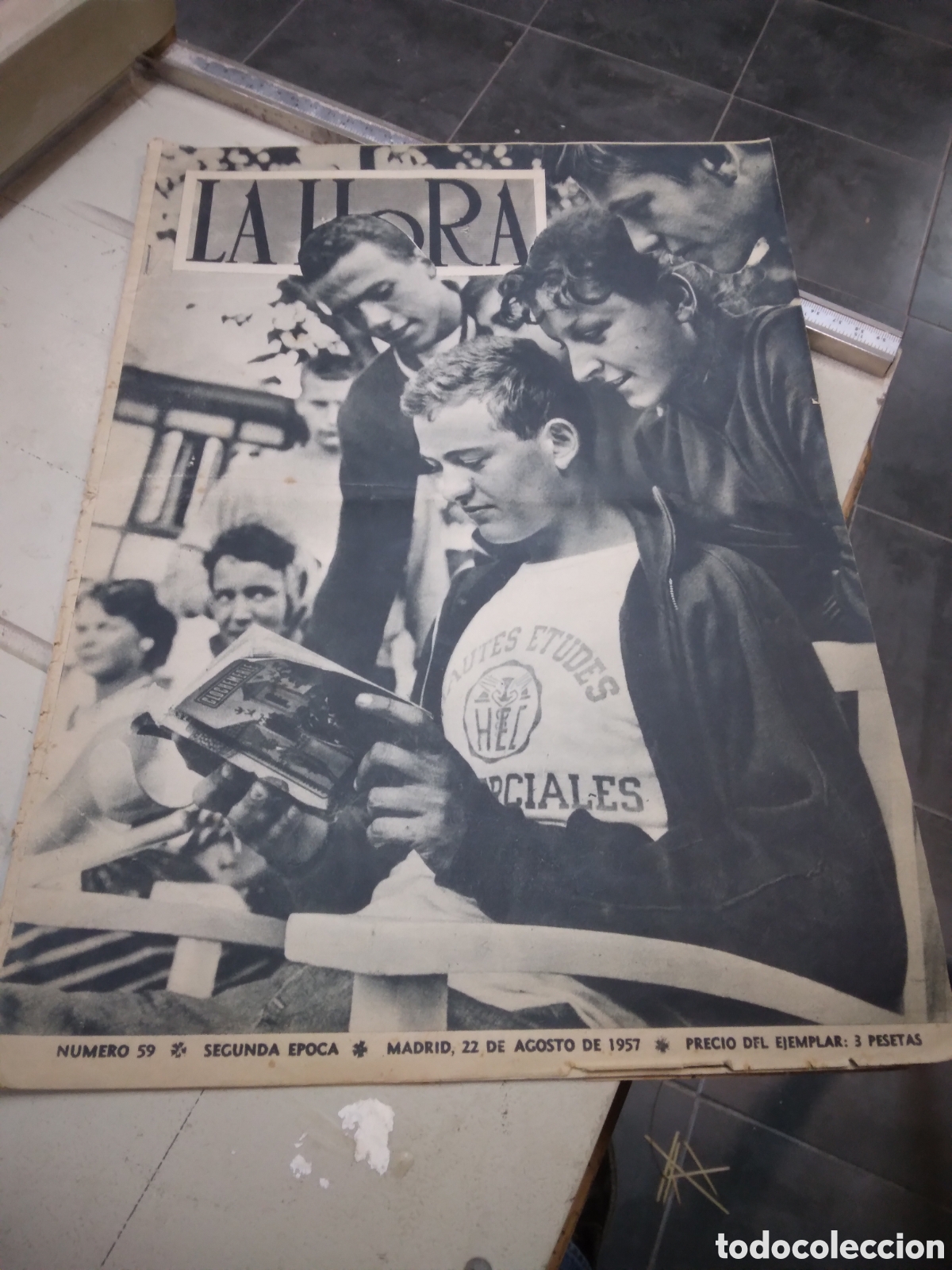 Libros: La hora, 22 de agosto 1957, 59 - Foto 1