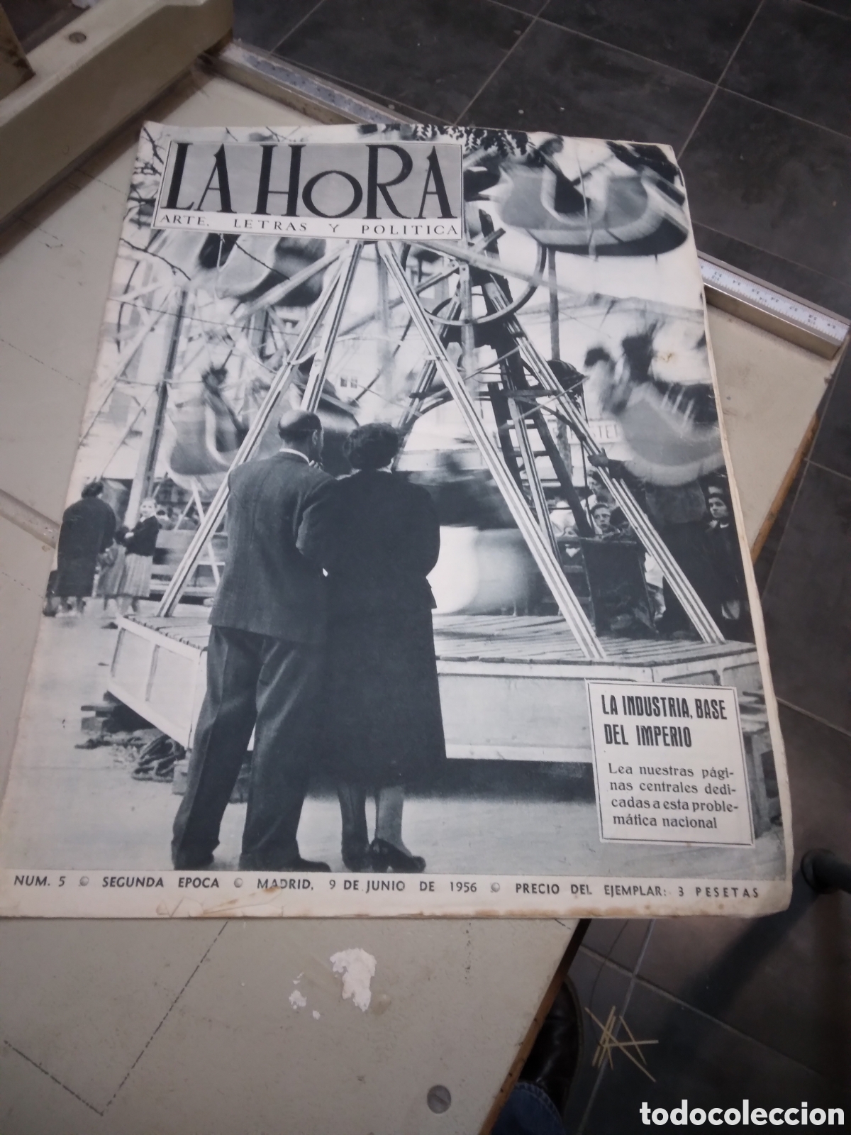 Libros: La hora, 9 de junio 1957, 5 - Foto 1