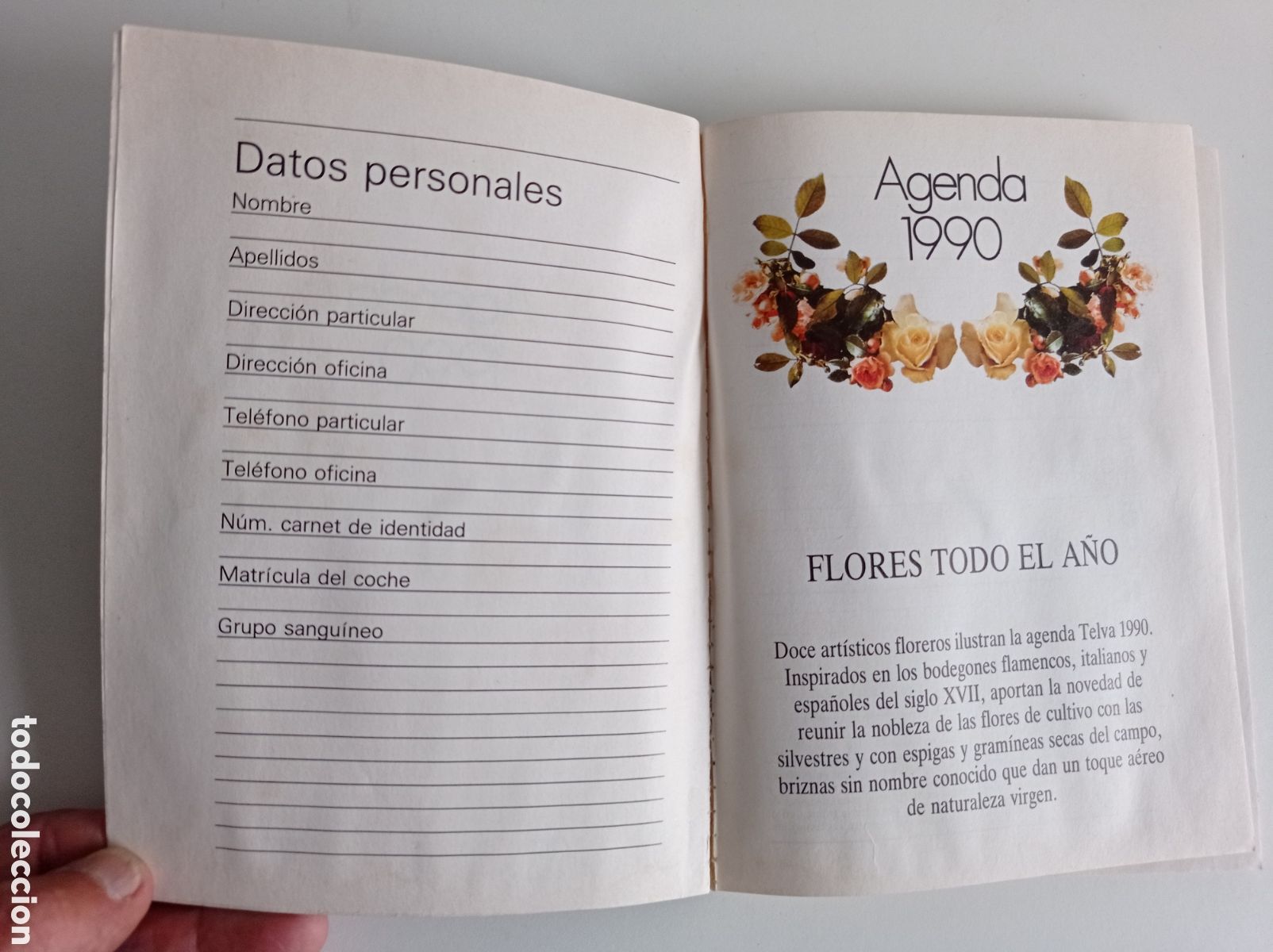 Libros: AGENDA 1990, TELVA, ESTADO ACEPTABLE - Foto 2