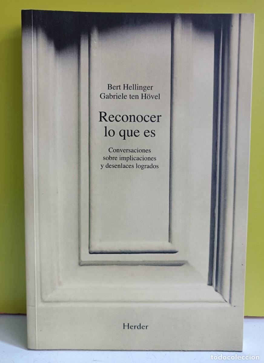 Libros: RECONOCER LO QUE ES - HELLINGER, BERT, - Foto 1