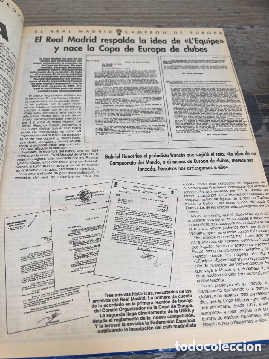 Libros: EL REAL MADRID CAMPE&Oacute;N DE EUROPA. ABC. - Foto 5