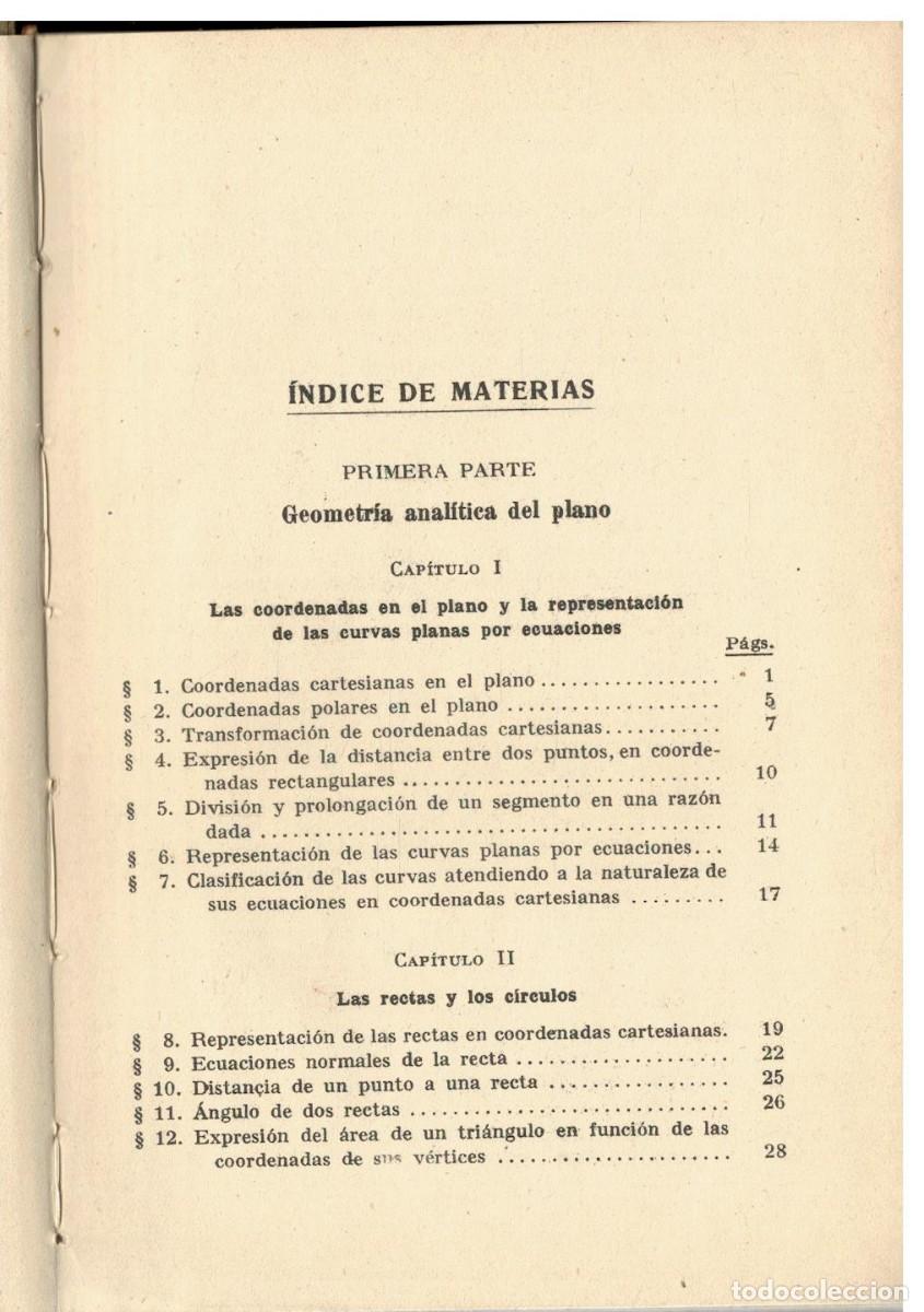 Libros: GEOMETR&Iacute;A ANAL&Iacute;TICA. - Foto 2