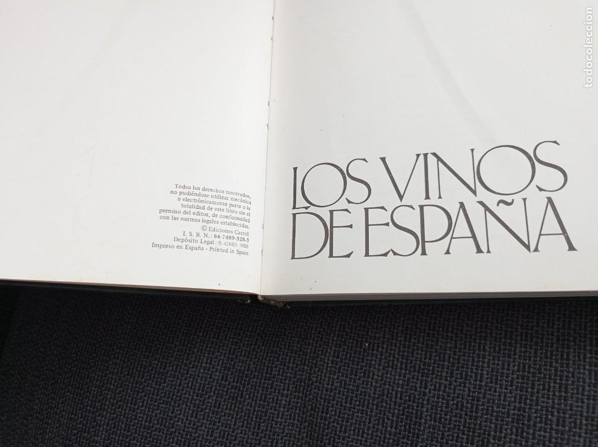 Libros: Libro Los vinos de Espa&ntilde;a. Ediciones Castell 1988. - Foto 3