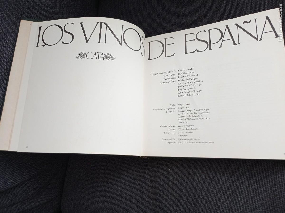 Libros: Libro Los vinos de Espa&ntilde;a. Ediciones Castell 1988. - Foto 5