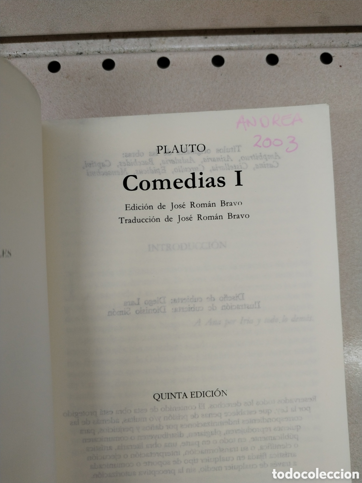 Libros: Comedias, I - Plauto - Foto 3