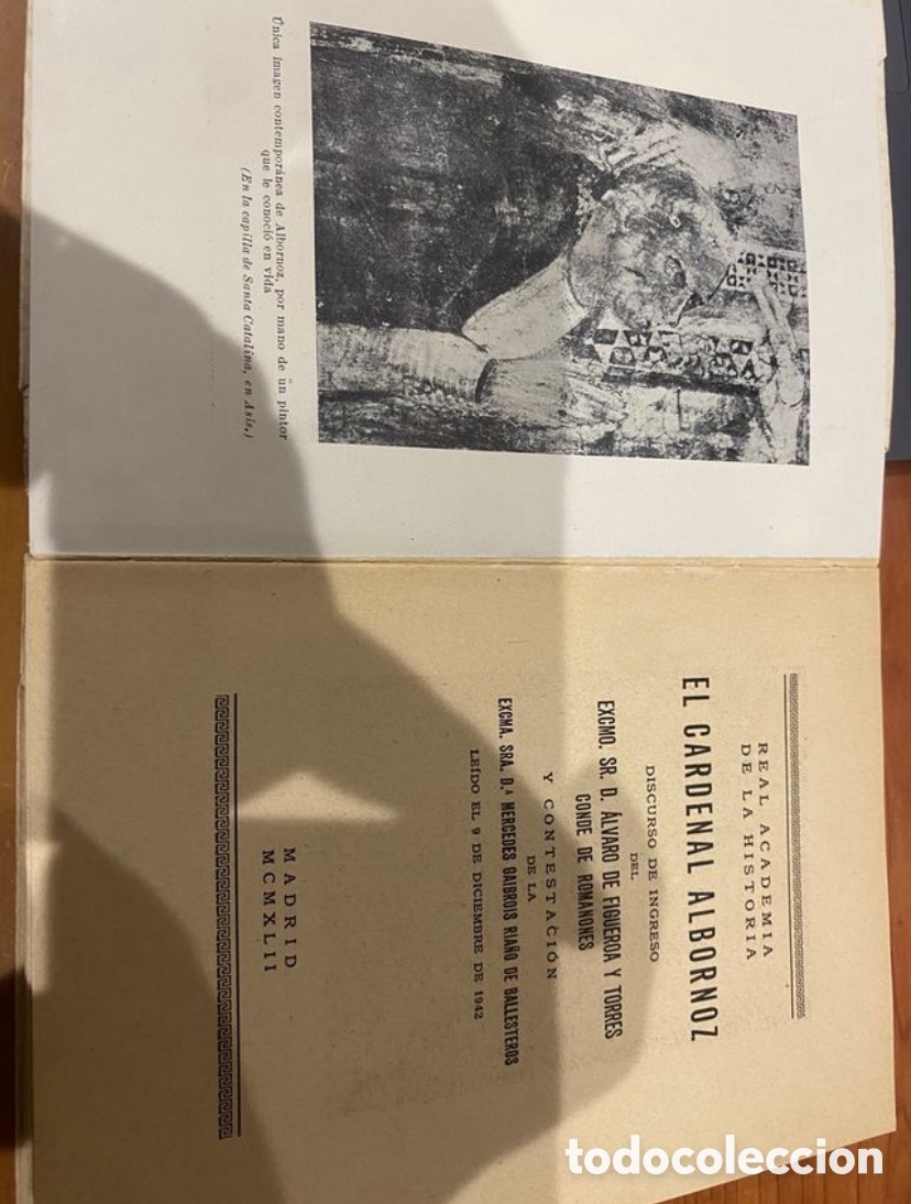 Libros: El cardenal albornoz discurso de ingreso - Foto 2