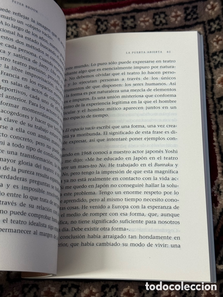 Libros: La puerta abierta Peter Brooks - Foto 2