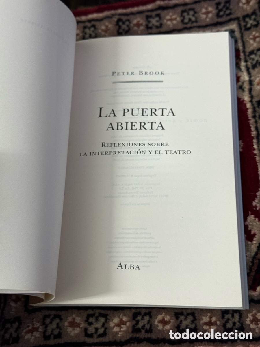 Libros: La puerta abierta Peter Brooks - Foto 3