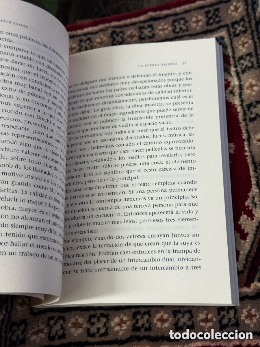 Libros: La puerta abierta Peter Brooks - Foto 4