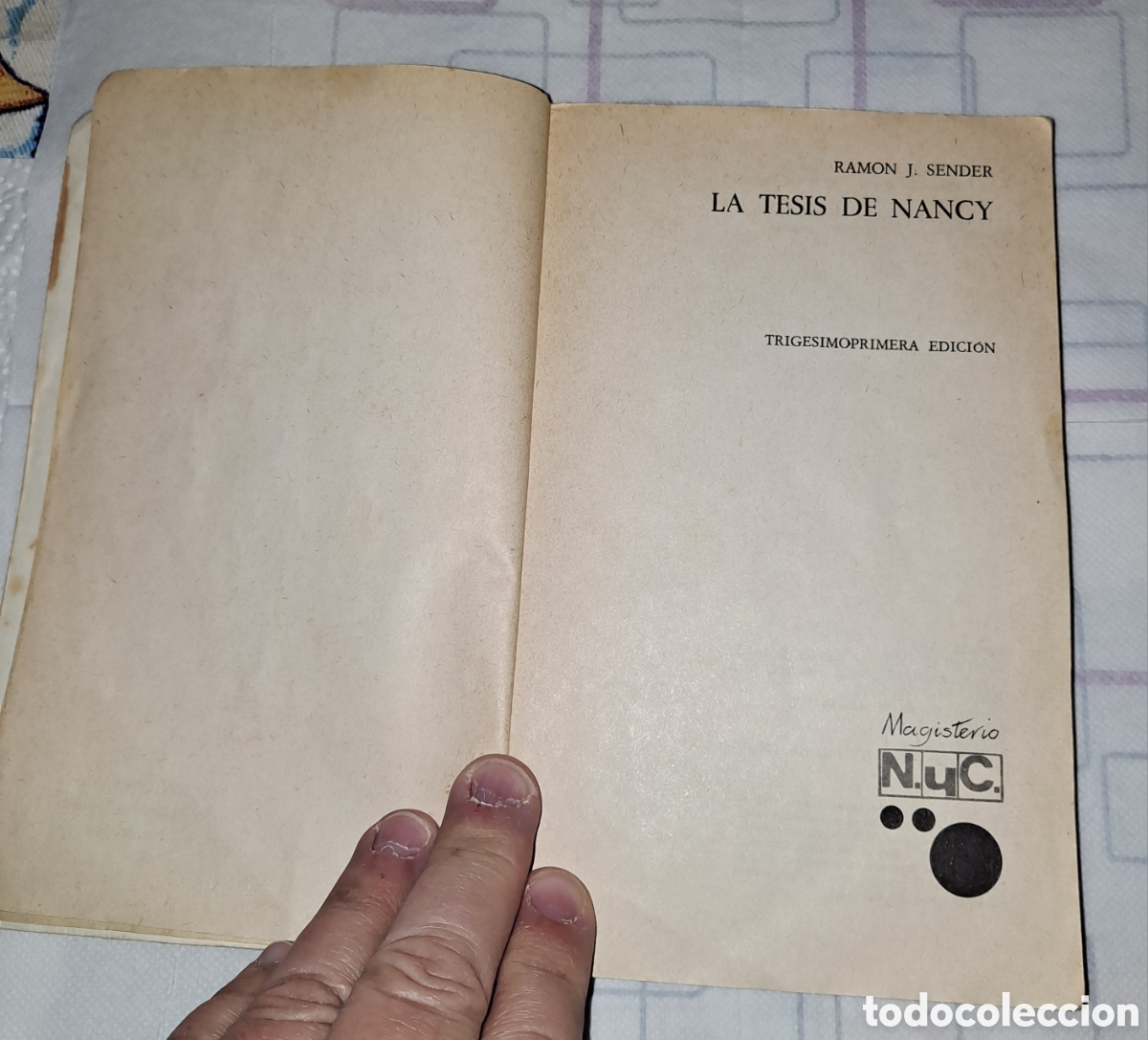 Libros: LA TESIS DE NANCY, DE RAMON J. SENDER - Foto 9