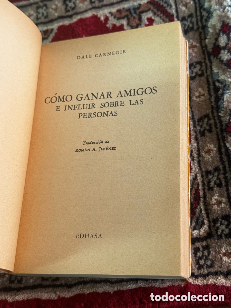 Libros: C&oacute;mo ganar amigos Dale Carnegie 1976 - Foto 3