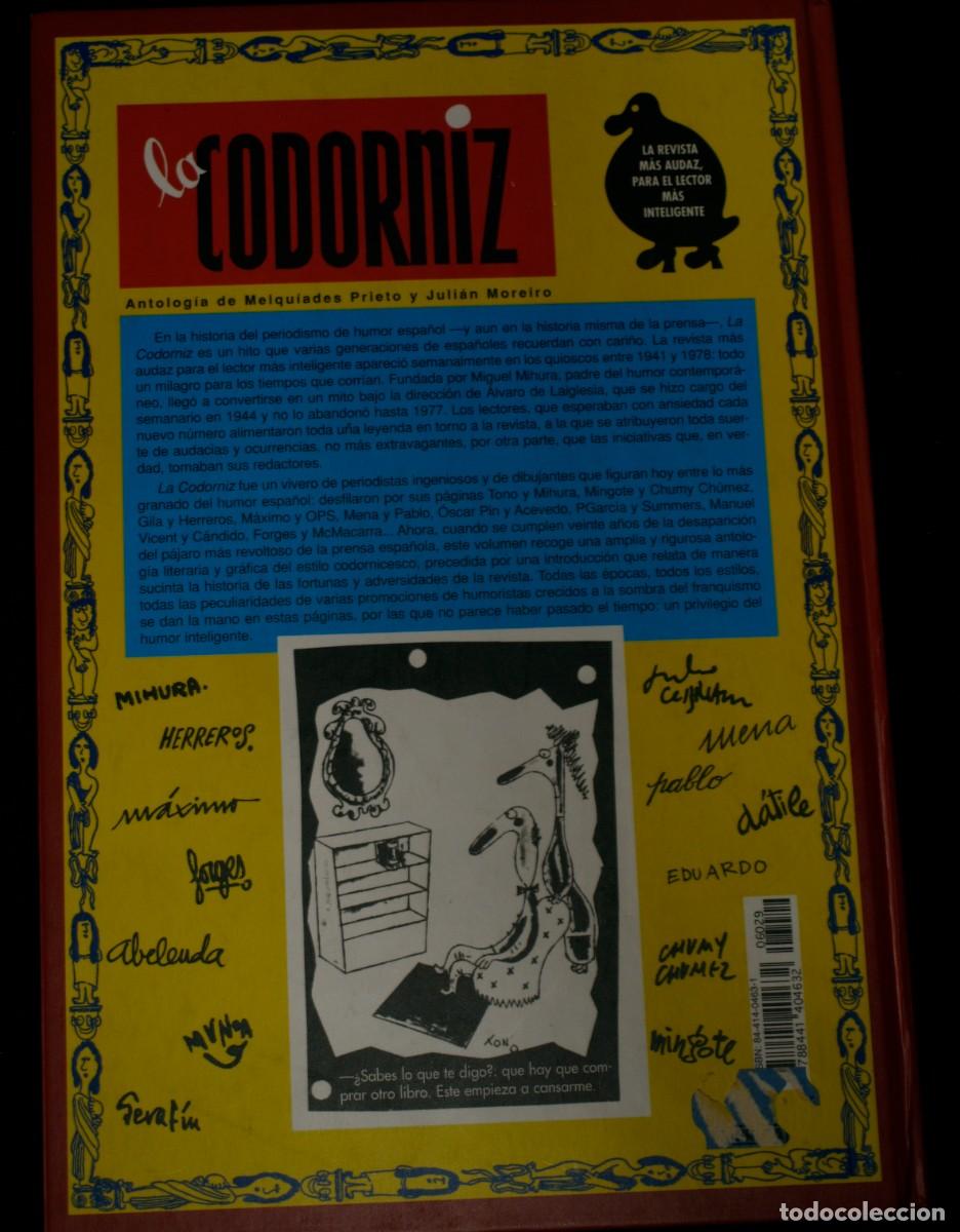Libros: LA CODORNIZ. ANTOLOGIA (1941-1978) - Foto 2