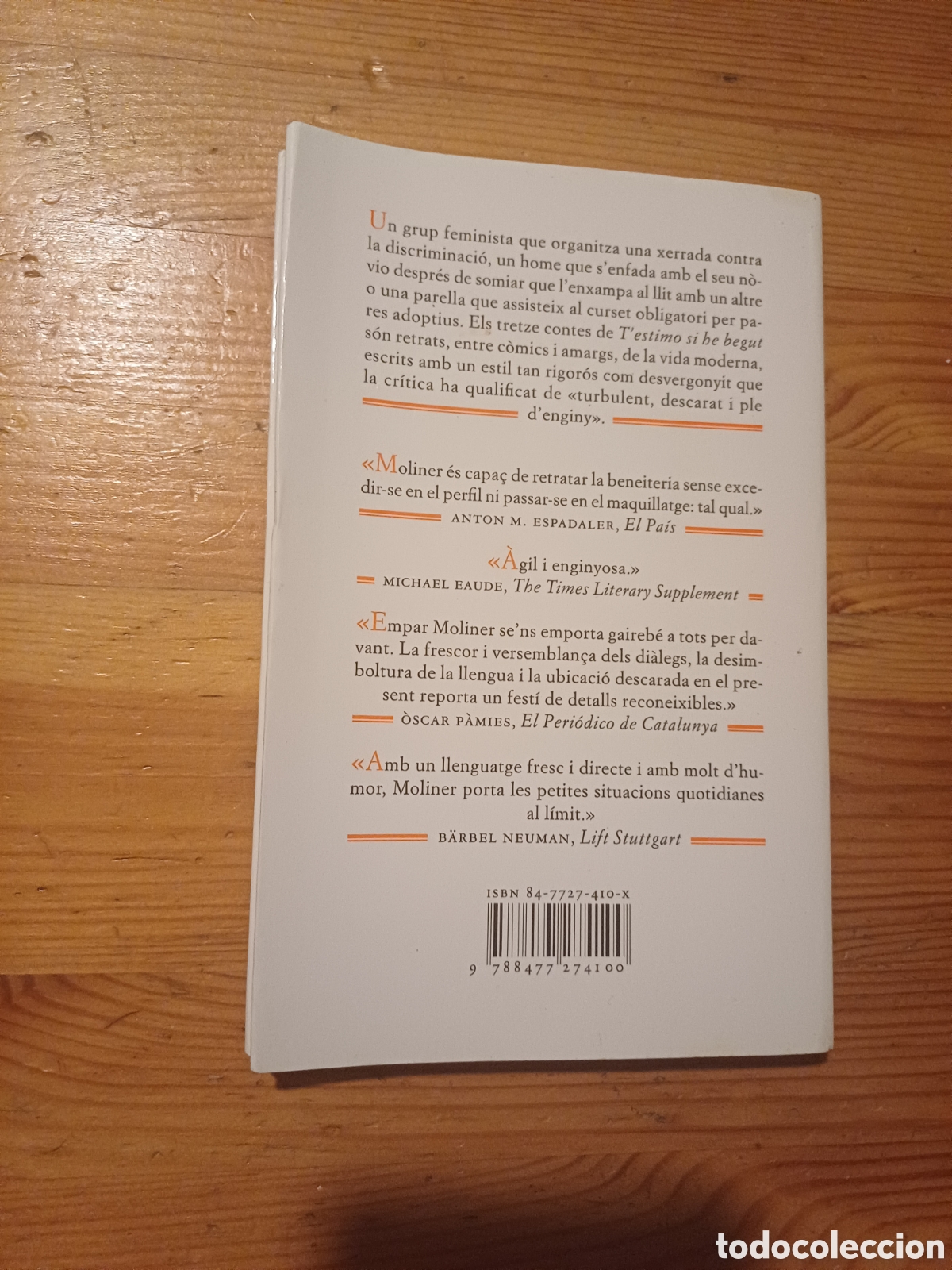 Libros: Testimo si he begut Empar Moliner Quaderns Crema - Foto 2