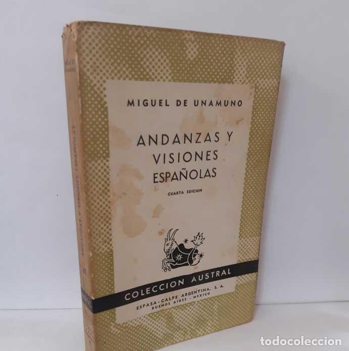 Libros: ANDANZAS Y VISIONES ESPA&Ntilde;OLAS - UNAMUNO, MIGUEL DE - Foto 1