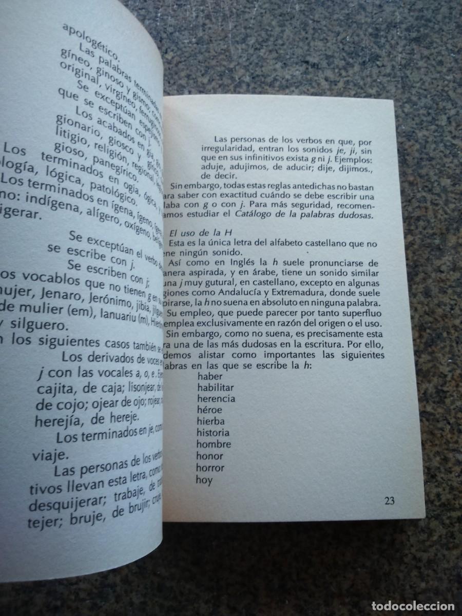 Libros: ORTOGRAFIA PRACTICA -- DAMIAN RAMIREZ -- 1990 -- - Foto 3
