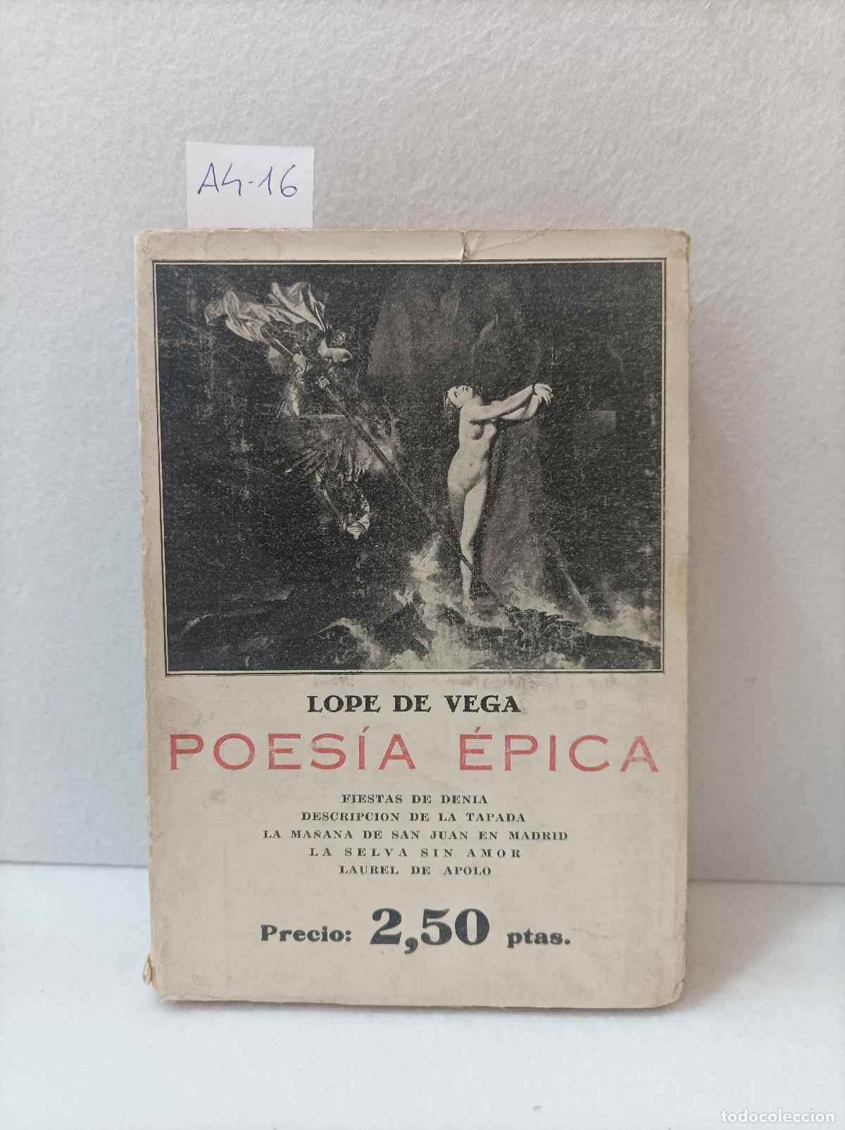 Libros: VEGA, Lope de: - Poes&iacute;a &Eacute;pica. - Foto 1