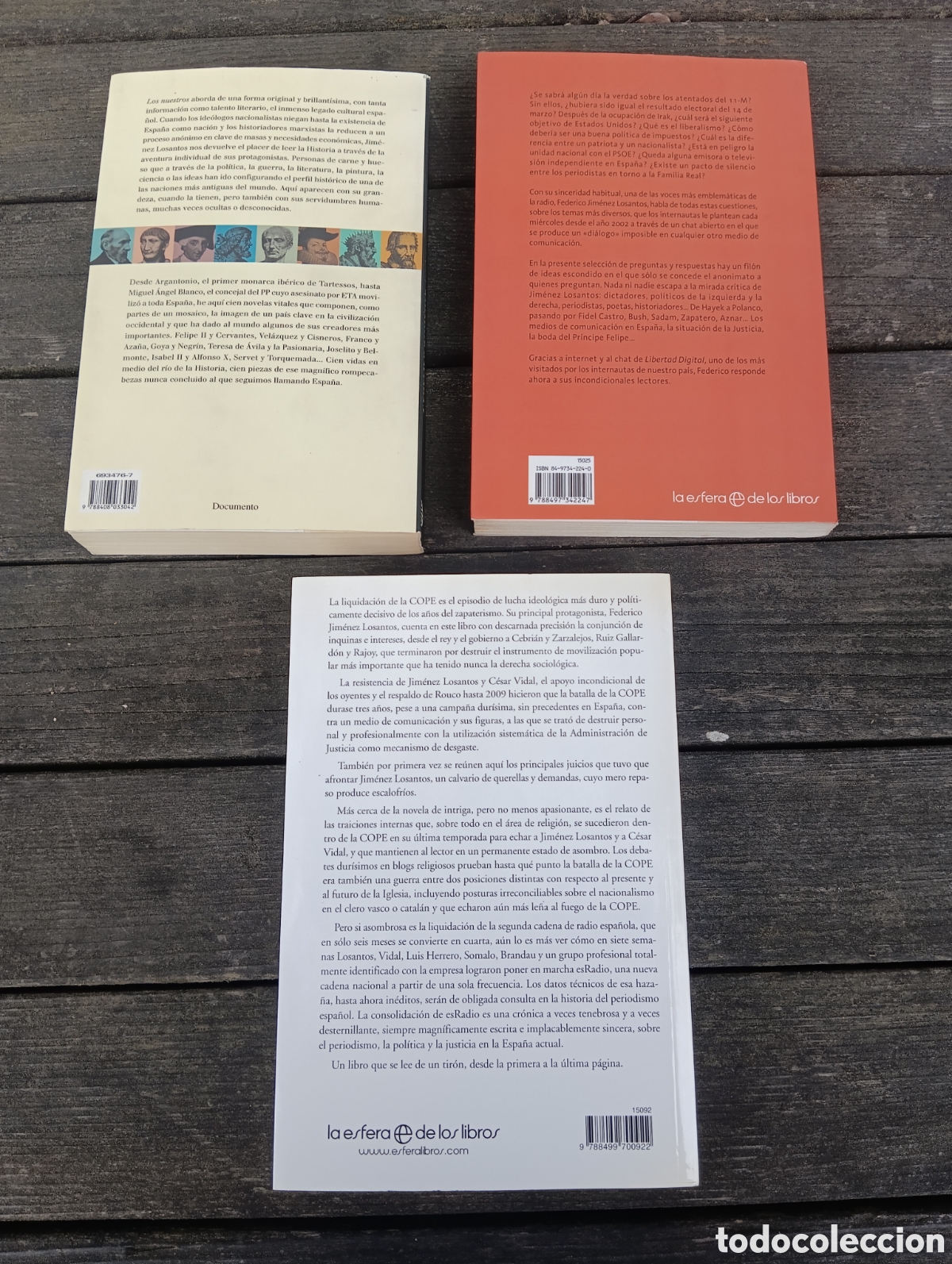 Libros: LOTE LIBROS FEDERICO JIM&Eacute;NEZ LOSANTOS. - Foto 5