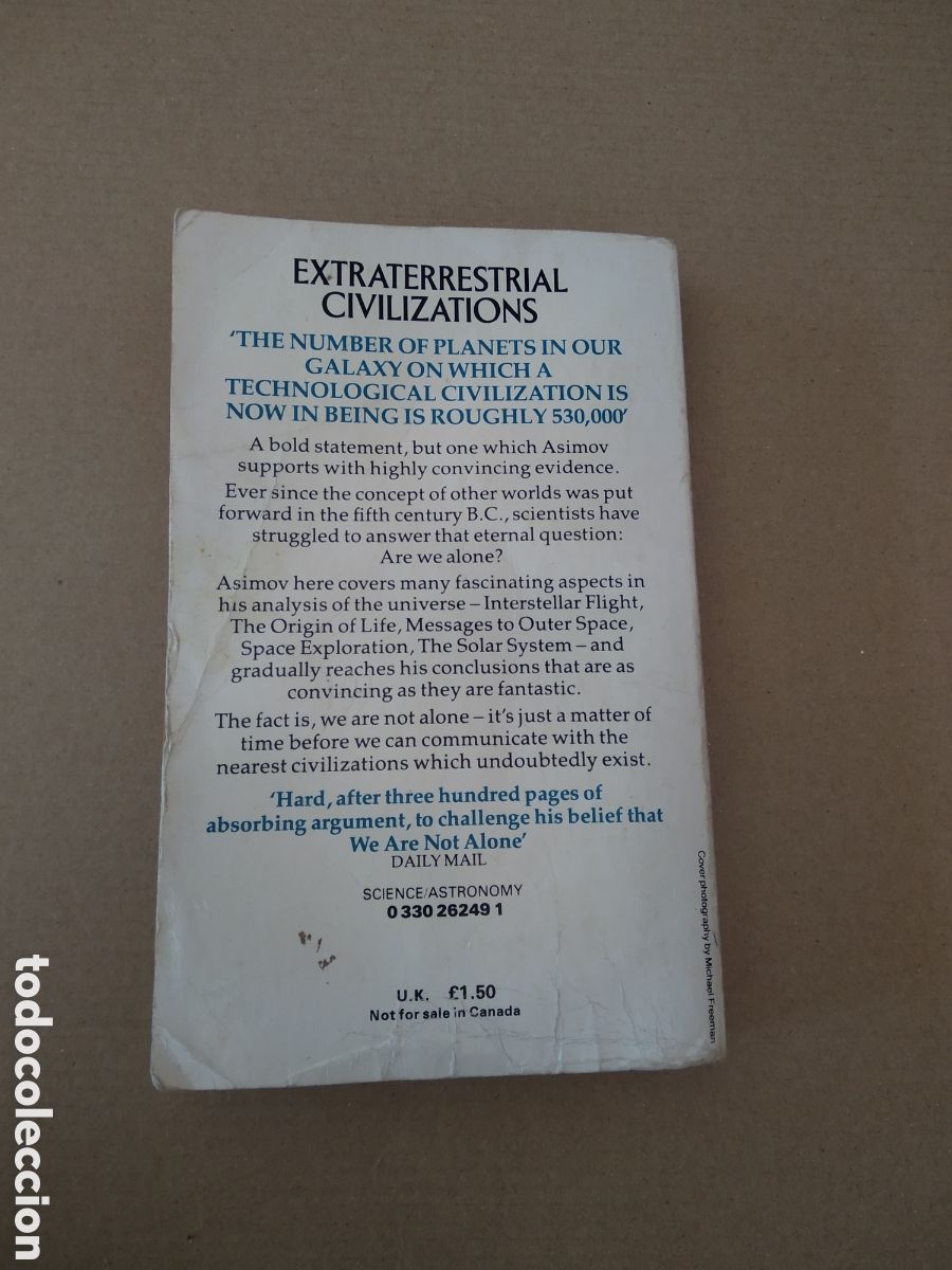 Libros: LIBRO EXTRATERRESTRIAL CIVILIZATIONS DE ISAAC ASIMOV EN INGLES - Foto 2