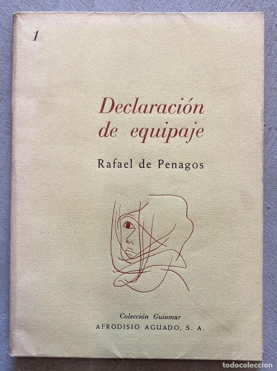 Libros: Declaraci&oacute;n de equipaje - Rafael de Penagos - Foto 1