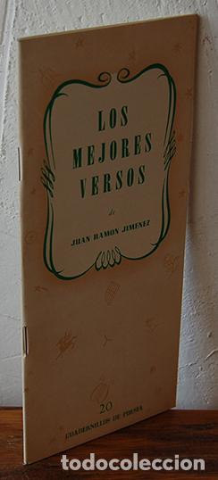 Libros: LOS MEJORES VERSOS - JUAN RAM&Oacute;N JIM&Eacute;NEZ - Foto 1