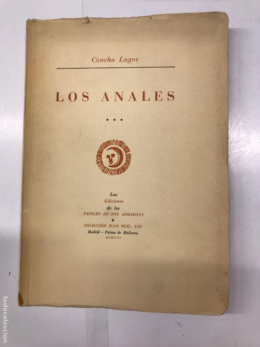 Libros: LOS ANALES. 1&ordf; EDICI&Oacute;N. - CONCHA LAGOS. - Foto 1