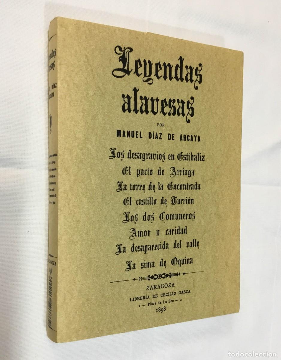 Libros: LEYENDAS ALAVESAS - MANUEL D&Iacute;AZ DE ARGATA - Foto 1