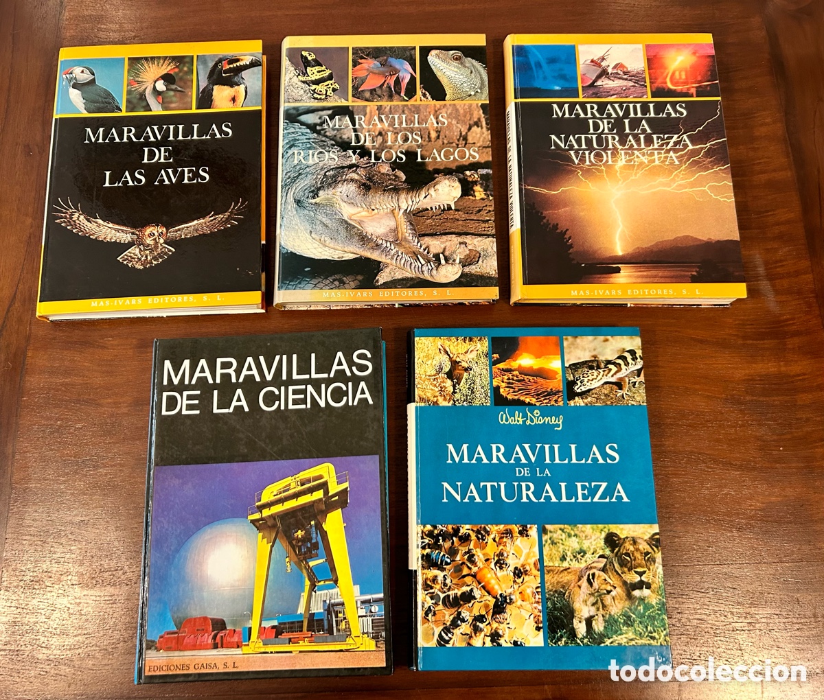 Libros: LOTE 5 MARAVILLAS DE&hellip; AVES, R&Iacute;OS Y LAGOS, NATURALEZA VIOLENTA, CIENCIA. M&Aacute;S-IVARS DISNEY.GAISA.