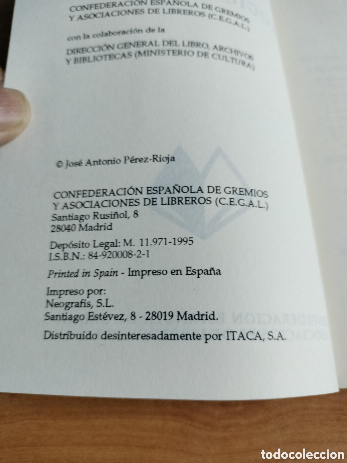 Libros: Elogio del libro - Jose Antonio P&eacute;rez Rioja - Foto 4