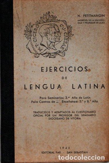 Libros: Ejercicios de lengua latina - Petitmangin, H. - Foto 1