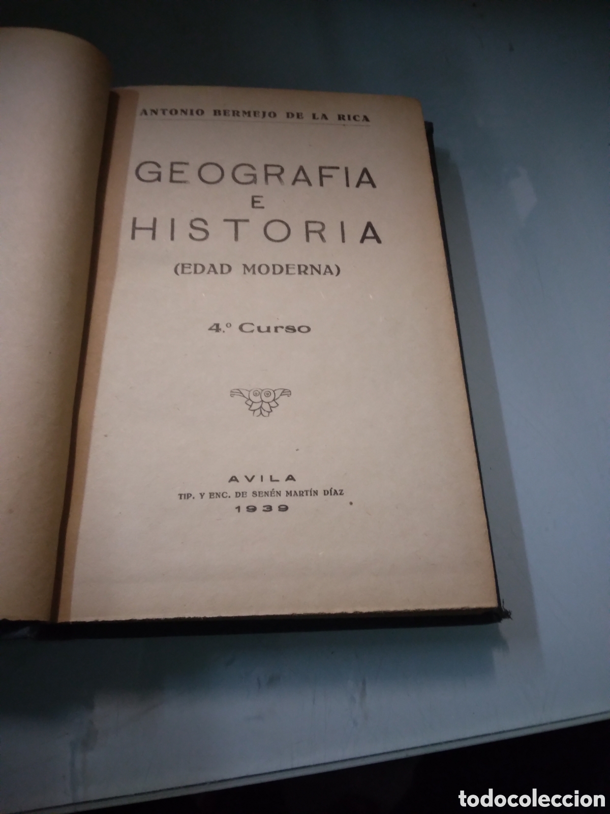 Libros: Geografia e Historia, Edad Moderna,4 curso,1939 - Foto 2