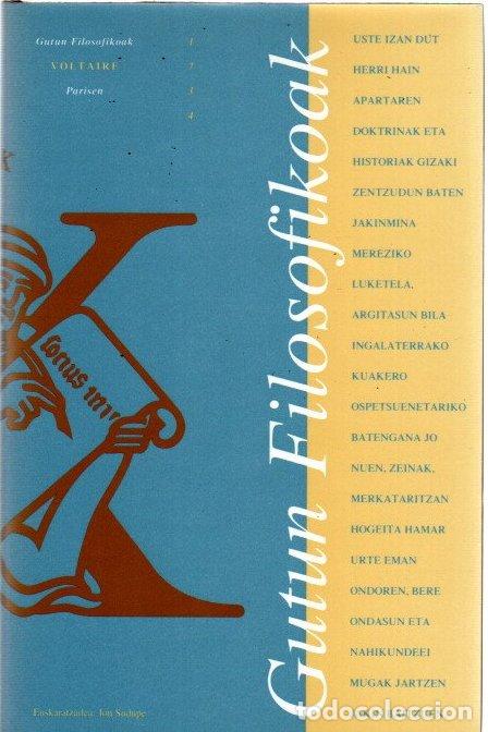 Libros: Gutun filosofikoak - Voltaire - Foto 1