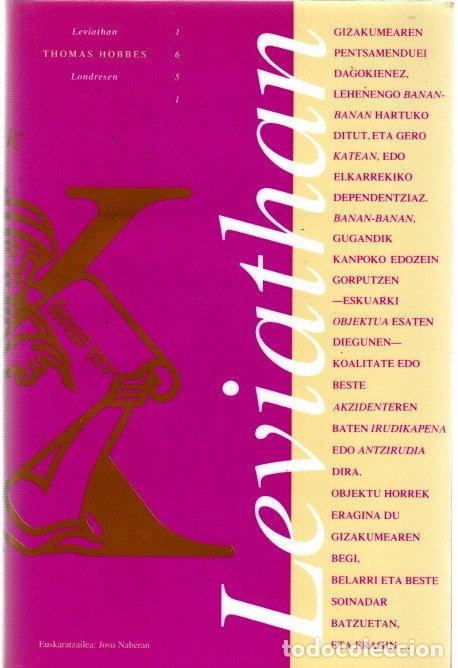 Libros: Leviathan - Hobbes, Thomas - Foto 1