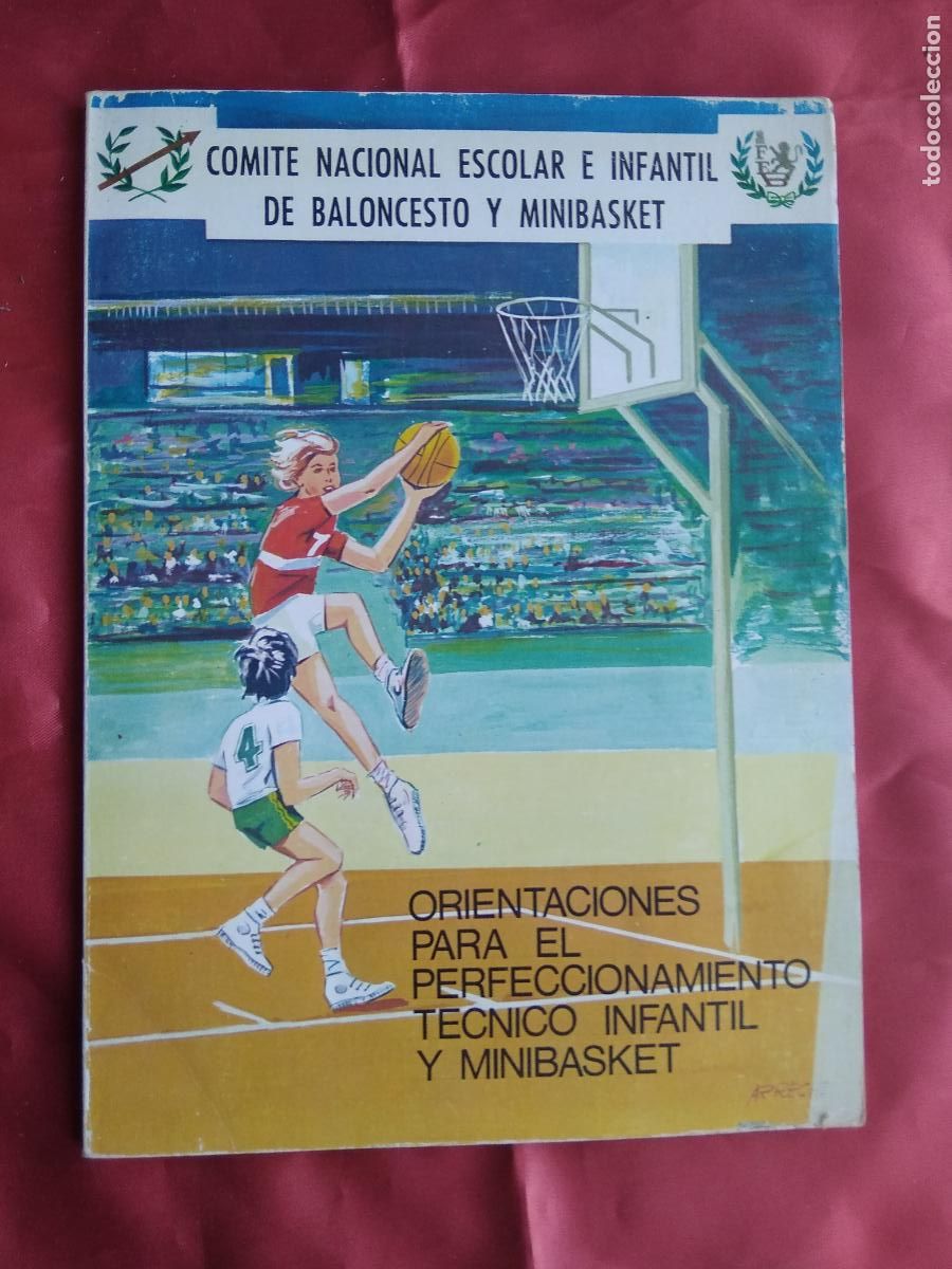 Libros: Orientaciones para el perfeccionamiento t&eacute;cnico infantil y mini-basket. 1974. L.36-1376