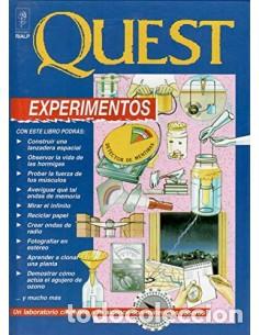 Livros em segunda m&atilde;o: QUEST experimentos. un laboratorio cientifico a tu alcance con materiales caseros - Varios Autores