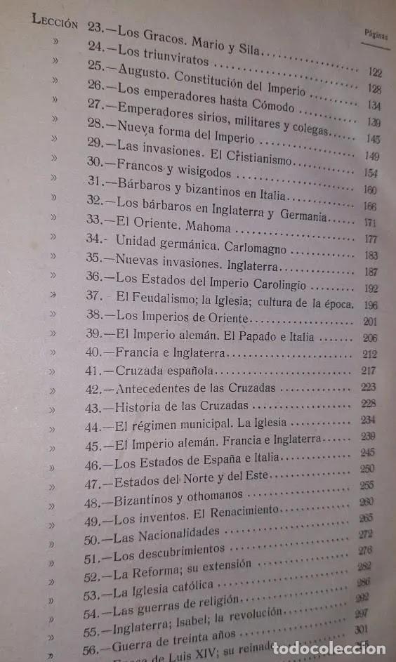 Libros: BLAS VALERO Y CASTELL. HISTORIA UNIVERSAL. A&Ntilde;O 1926. - Foto 7