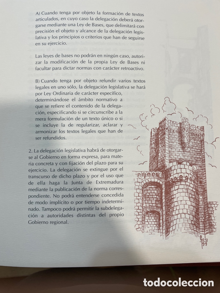 Libros: Estatuto de autonom&iacute;a de Extremadura. Asamblea - Foto 2