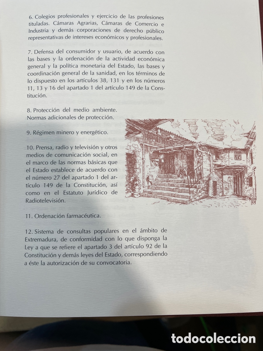 Libros: Estatuto de autonom&iacute;a de Extremadura. Asamblea - Foto 3
